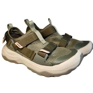 TEVA Outflow Universal All-Terrain Hiking Water Shoes Womens 8.5 Green